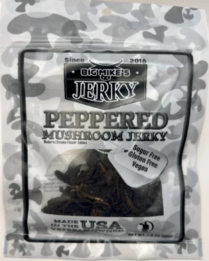 Peppered Mushroom Jerky